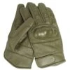 Mil-Tec Tactical Gloves Leather Olive -SurviGear Store 12504101 1 4
