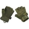 MFH Protect Tactical Fingerless Gloves OD Green -SurviGear Store 15553B mfh protect fingerless tactical gloves od green 001