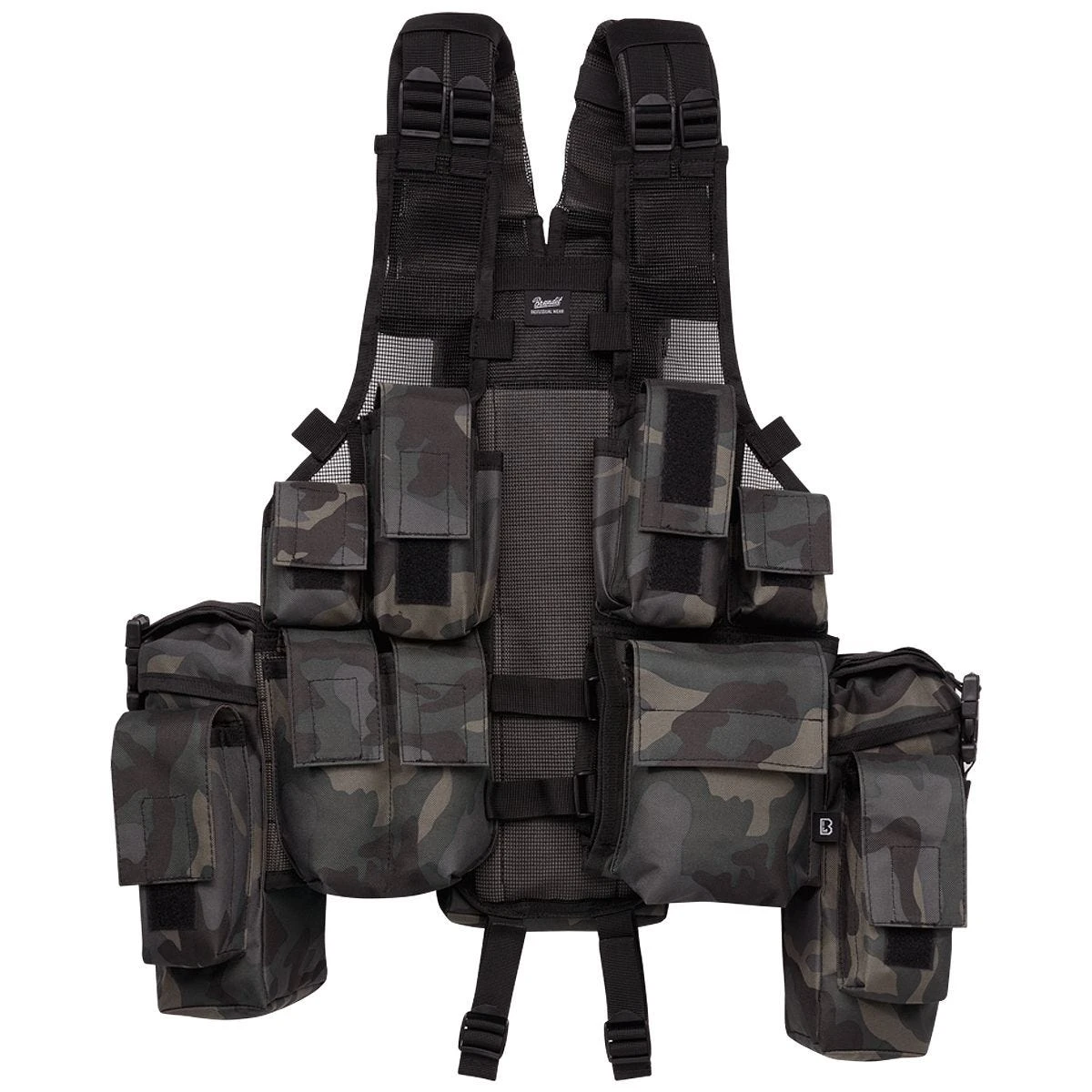 Brandit Tactical Vest Dark Camo 3 Brandit Tactical Vest Dark Camo