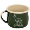 Alpinus Enamel Mug Chamois Green -SurviGear Store AL18044 Alpinus Enamel Mug Chamois Green 1
