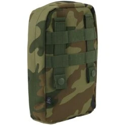 Brandit Snake MOLLE Pouch Woodland -SurviGear Store Brandit Pouch Snake 8044 Woodland 2 1200x1200