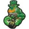 Patchlab Chameleon St. Patrick Patch Green -SurviGear Store Chameleon patch St Patrick Green 01