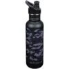 Klean Kanteen Classic 800ml Bottle Sport Cap Black Camo -SurviGear Store Classic Black Camo 01