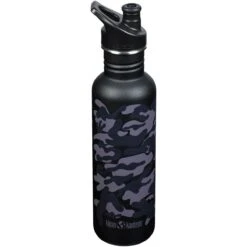 Klean Kanteen Classic 800ml Bottle Sport Cap Black Camo