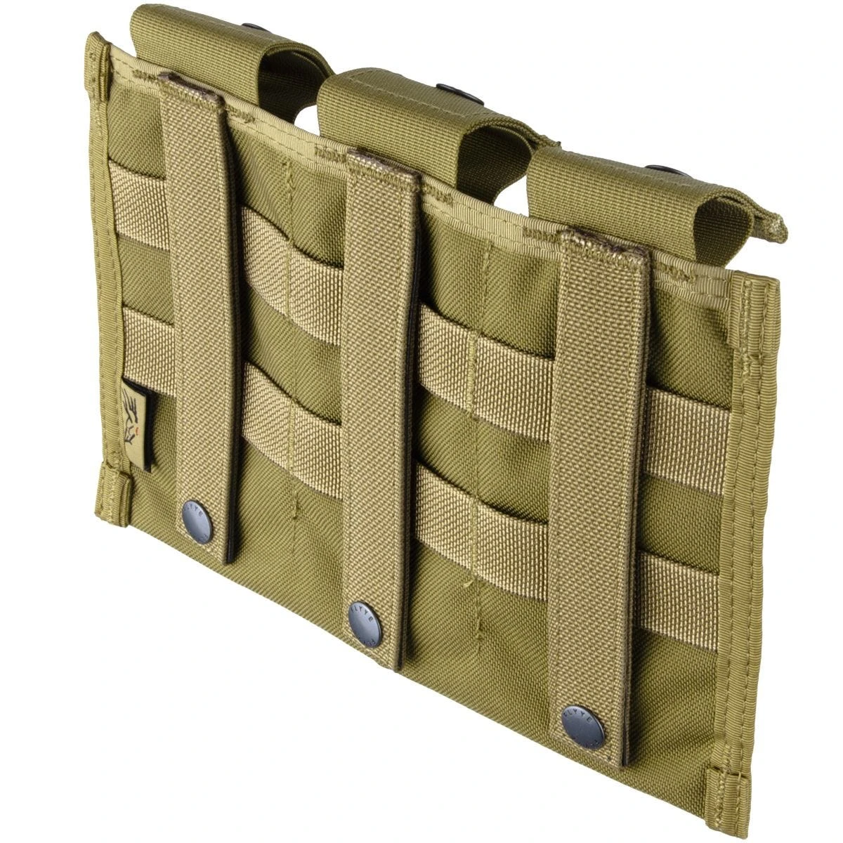 Flyye Triple M4/M16 Magazine Pouch Ver. MI MOLLE Khaki 4 Flyye Triple M4/M16 Magazine Pouch Ver. MI MOLLE Khaki - Image 2