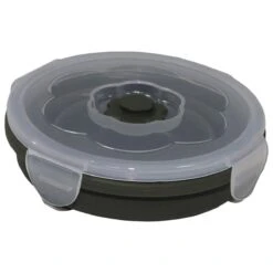 Fox Outdoor Foldable Bowl Round 660ml Lockable Lids OD Green -SurviGear Store Fox Outdoor Foldable Bowl Round 660ml Lockable Lids OD Green 2 1200x1200