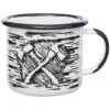 Helikon Axe Enamel Mug 350ml White 2 Helikon Axe Enamel Mug 350ml White -SurviGear Store Helikon Axe Enamel Mug 350ml White 1 1200