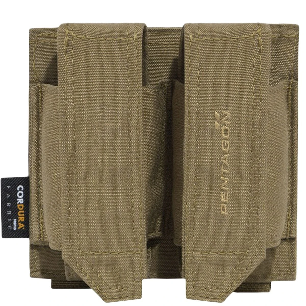Pentagon Double FB Pouch Coyote