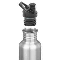 Klean Kanteen Classic 800ml Bottle With Sport Cap 3.0 Brushed Stainless -SurviGear Store K27CPPS BS KLEAN KANTEEN CLASSIC 02