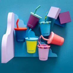 Klean Kanteen Kid's Cup 295ml W/Straw Lid Hawaiian Ocean -SurviGear Store Klean Kanteen Kid s Cup 295ml Straw Lid 1200x1200 4