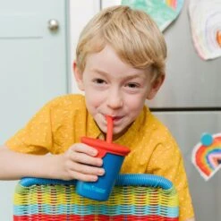 Klean Kanteen Kid's Cup 295ml W/Straw Lid Mykonos Blue -SurviGear Store Klean Kanteen Kid s Cup 295ml Straw Lid Mykonos Bluel 2 1200x1200