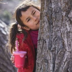 Klean Kanteen Kid's Cup 295ml W/Straw Lid Rouge Red -SurviGear Store Klean Kanteen Kid s Cup 295ml Straw Lid Rouge Red 2 1200x1200 1