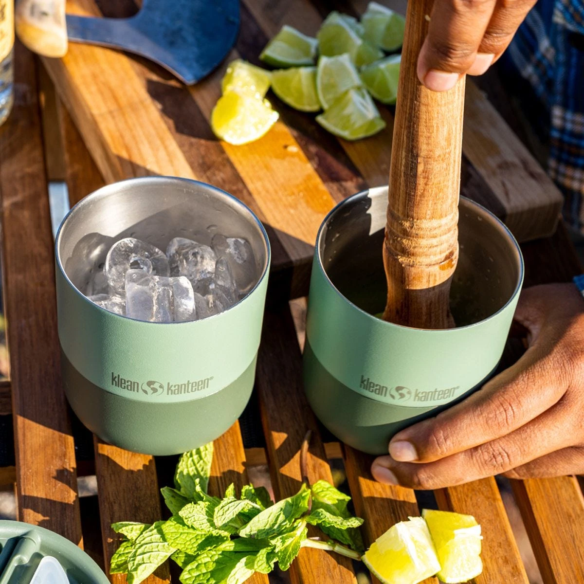 Klean Kanteen Rise 280ml Lowball Tumbler W/Flip Lid Sea Spray 4 Klean Kanteen Rise 280ml Lowball Tumbler W/Flip Lid Sea Spray - Image 2