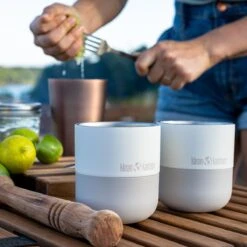 Klean Kanteen Rise 280ml Lowball Tumbler W/Flip Lid Tofu -SurviGear Store Klean Kanteen Rise 280ml Lowball Tumbler Flip Lid Tofu 2 1200x1200