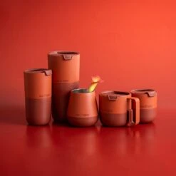 Klean Kanteen Rise 280ml Lowball Tumbler W/Flip Lid Autumn Glaze -SurviGear Store Klean Kanteen Rise Autumn Glaze 1200x1200