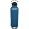 Klean Kanteen 592ml Classic Vacuum Insulated Bottle Loop Cap Real Teal -SurviGear Store Klean Kanteen 592ml Classic Loop Cap 01 1