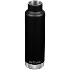 Klean Kanteen 592ml Classic Vacuum Insulated Bottle Loop Cap Black -SurviGear Store Klean Kanteen Black 592ml Classic Loop Cap 03