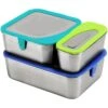 Klean Kanteen Food Box Complete Set Multi Colour -SurviGear Store Klean Kanteen Food Box 3PC Set 01