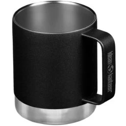 Klean Kanteen 355ml Insulated Camp Mug W/Tumbler Lid Black -SurviGear Store Klean Kanteen Insulated Mug Black 02