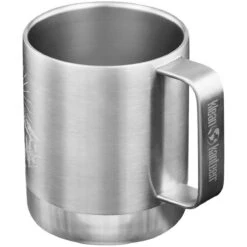 Klean Kanteen 355ml Insulated Camp Mug W/Tumbler Lid Mountain-Brushed Stainless -SurviGear Store Klean Kanteen Insulated Mug Mountain Brushed Stainless 02