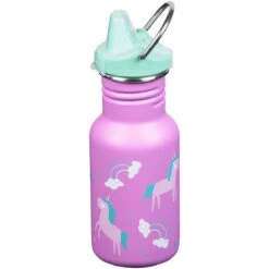 Klean Kanteen Kid Kanteen 355ml Bottle Sippy Cap Unicorns -SurviGear Store Klean Kanteen Kid Kanteen 355ml Sippy Cap Unicorns 02