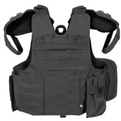 MFH Combat Vest With Quick Release Black -SurviGear Store MFH04573WESTECOMBATBlack3