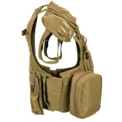 MFH Combat Vest With Quick Release Coyote Tan -SurviGear Store MFH04573WESTECOMBATCoyoteTan4