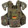 MFH Combat Vest With Quick Release Flecktarn -SurviGear Store MFH04573WESTECOMBATFLECKTARN1