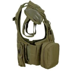 MFH Combat Vest With Quick Release OD Green -SurviGear Store MFH04573WESTECOMBATODGREEN4