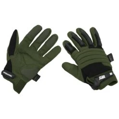 MFH Multipurpose Operation Gloves Olive / Black -SurviGear Store MFH 15770 MultipurposeOperationGlovesblack olive01