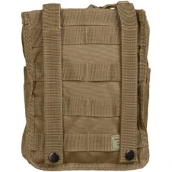 Mil-Tec MOLLE Belt Pouch Large Dark Coyote -SurviGear Store Mil Tec Molle Pouh Large Back Coyote 01A