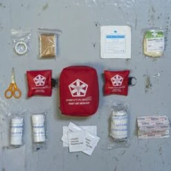 Pentagon Hippokrates First Aid Kit Red -SurviGear Store Pentagon Hippokrates Pouch red 3a