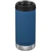 Klean Kanteen TKWide 355ml Insulated Bottle Cafe Cap Real Teal -SurviGear Store TKWide CC Real Teal 01
