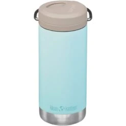 Klean Kanteen TKWide 355ml Insulated Bottle Twist Cap W/Straw Blue Tint -SurviGear Store TKWide TC Blue Tint 02