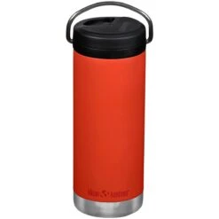 Klean Kanteen TKWide 473ml Insulated Bottle Twist Cap W/Straw Tiger Lilly -SurviGear Store TKWide Tiger Lilly TC 03 1
