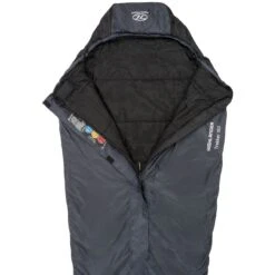 Highlander Trekker 150 Mummy Sleeping Bag Charcoal -SurviGear Store Trekker 150 Mummy Sleeping Bag Charcoal 4 1200x1200