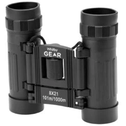 Whitby Gear Compact Binoculars 8x21 Black -SurviGear Store Whitby Gear 8x21 Compact Binoculars Black 02