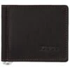 Zippo Leather Bi-Fold Money Clip Wallet Brown -SurviGear Store Z2006028 Zippo Leather Bi Fold Money Clip Wallet Brown 01