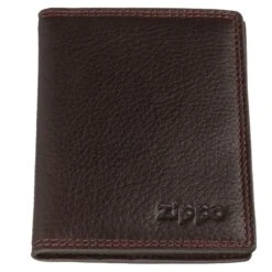 Zippo Leather Credit Card Holder Brown