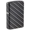 Zippo Carbon Fibre Design Lighter White Matte