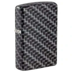 Zippo Carbon Fibre Design Lighter White Matte