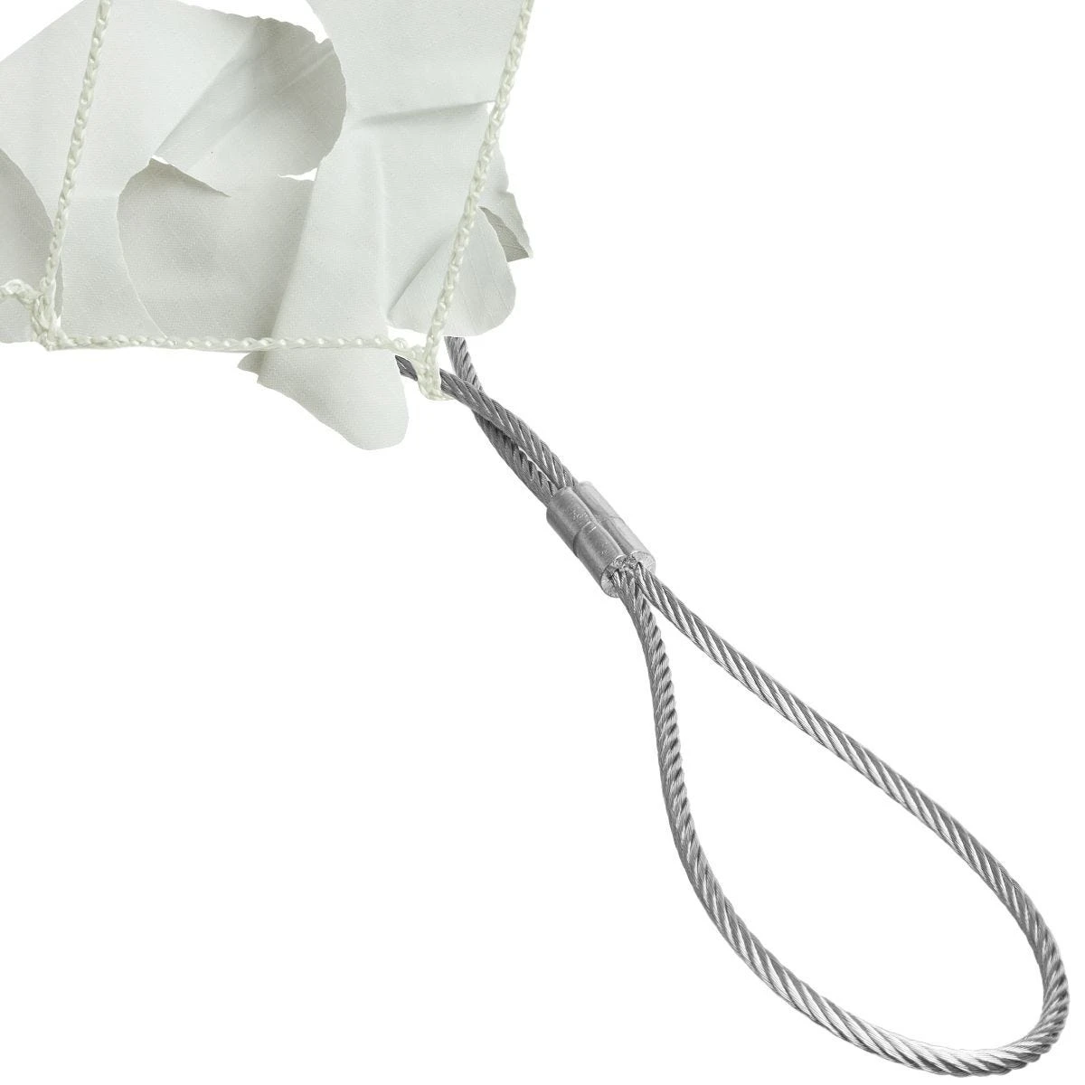 CamoSystems Shade Sail Net Broadleaf 4x5 White 6 CamoSystems Shade Sail Net Broadleaf 4x5 White - Image 4