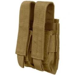 Condor Double Pistol Magazine Pouch Coyote Brown -SurviGear Store condor double pistol mag pouch coyote brown 2