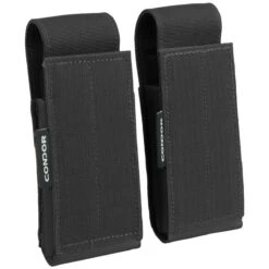 Condor QD Pistol Mag Pouch 2 Pack Black -SurviGear Store condor qd pistol mag pouch black 004