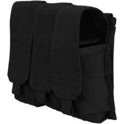 Condor Triple M4/M16 Magazine Pouch MOLLE Black -SurviGear Store condor triple m4 mag pouch black 002