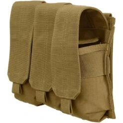 Condor Triple M4/M16 Magazine Pouch MOLLE Coyote Brown -SurviGear Store condor triple m4 mag pouch coyote brown refreshed 2