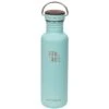 Earthwell Woodie Single Wall Bottle 800ml Walnut / Aqua Blue