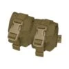 Flyye Double Fragmentation Grenade Pouch Coyote Brown -SurviGear Store flyye dbl frag grenade pouch coyote 1a 2