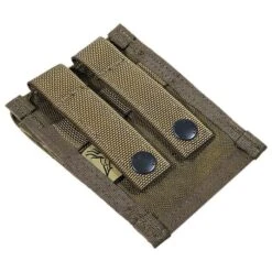 Flyye Double 9mm Magazine Pouch MOLLE Coyote Brown -SurviGear Store flyye double 9mm mag pouch coyote 2aaa 2