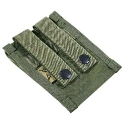 Flyye Double 9mm Magazine Pouch MOLLE Ranger Green -SurviGear Store flyye double 9mm mag pouch ranger 2aaa 2